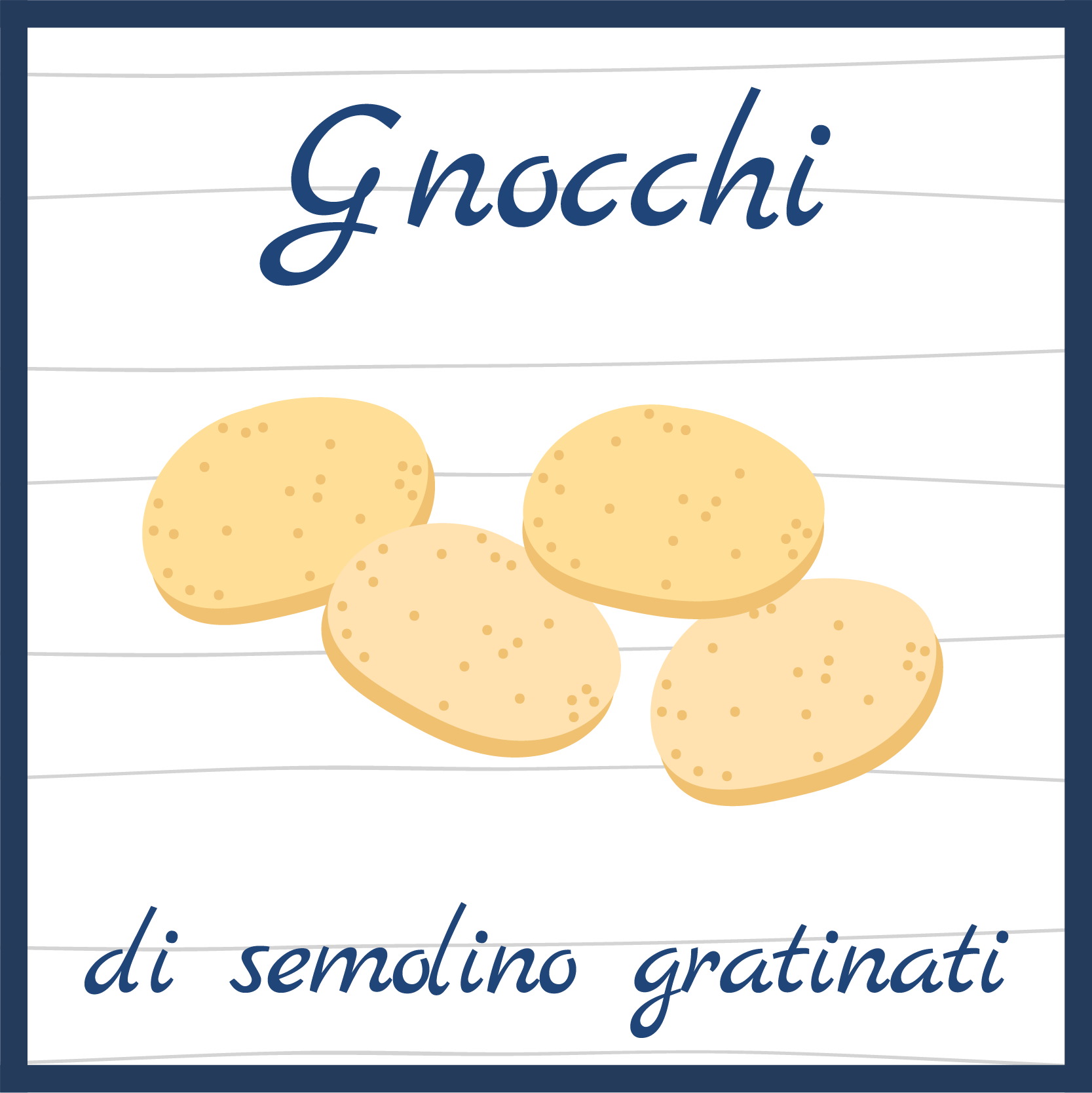 Gnocchi di semolino gratinati